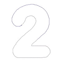 Happy New Year 2023 Vase Ornament - ITH Project - Machine Embroidery Design