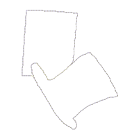 Mouse ears Hatter Headband - ITH Project - Machine Embroidery Design