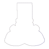 Reindeer with Snowflakes - ITH Project - Machine Embroidery Design