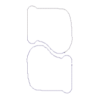 Santa Claus Cutlery Holder - ITH Project - Machine Embroidery Design