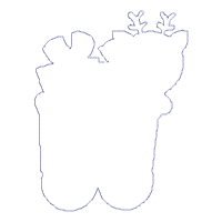 Santa's Train - ITH Project - Machine Embroidery Design