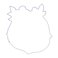 Sloth Girl with Flowers - ITH Project - Machine Embroidery Design