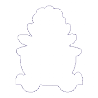 Turkey Train Thanksgiving Door Ornament - ITH Project - Machine Embroidery Design