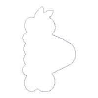 Black Cat with Pumpkin - ITH Project - Machine Embroidery Design