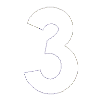 Happy New Year 2025 with Clock - ITH Project - Machine Embroidery Design