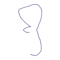 Ears Princess Headband - ITH Project - Machine Embroidery Design