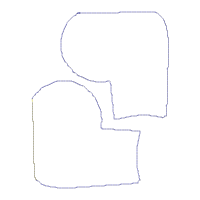 Reindeer with Gift Vase Ornament - ITH Project - Machine Embroidery Design