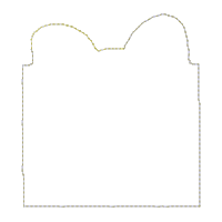 Reindeer with Gift Vase Ornament - ITH Project - Machine Embroidery Design