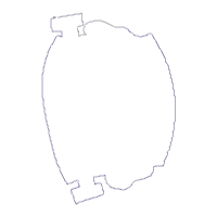 Hanging Frankenstein Halloween - ITH Project - Machine Embroidery Design