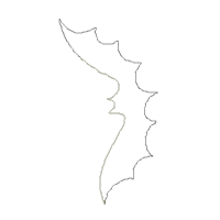 Witch and Bats Wreath - ITH Project - Machine Embroidery Design