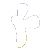 Snowman Wreath for Christmas Ornament - ITH Project - Machine Embroidery Design