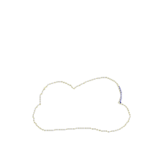 Teddy Bear Rain of Love Ornament - ITH Project - Machine Embroidery Design