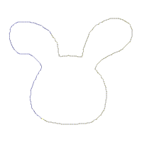 Train with Rabbits - ITH Project - Machine Embroidery Design