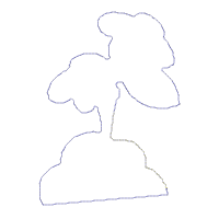 Happy Day Girl Spring Ornament - ITH Project - Machine Embroidery Design