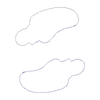 Mrs Claus in the Window - ITH Project - Machine Embroidery Design