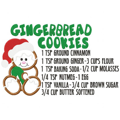 Gingerbread Cookies Recipe - Applique