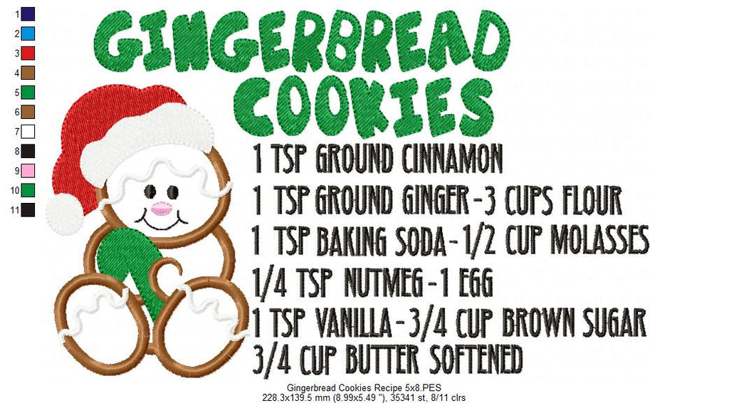 Gingerbread Cookies Recipe - Applique
