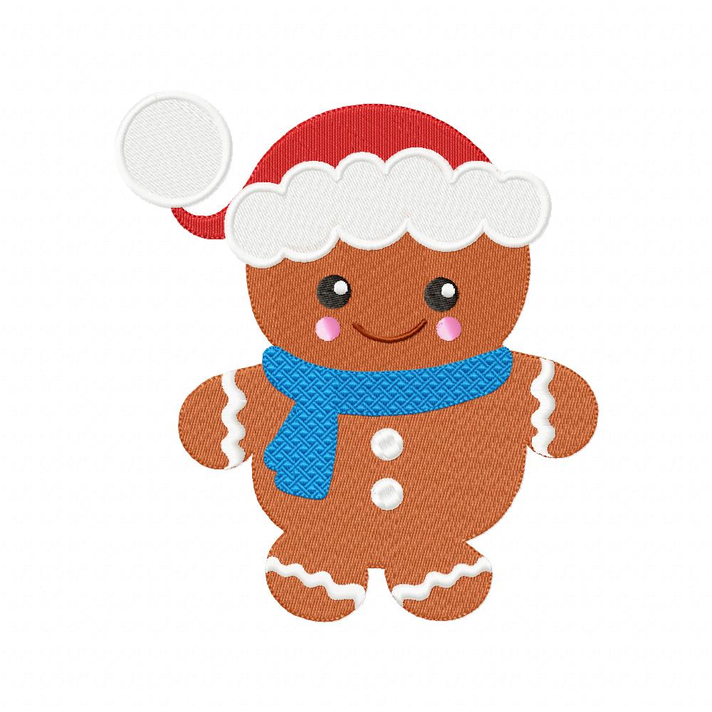 Cute Gingerbread  - Fill Stitch
