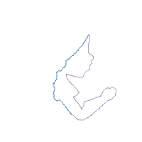 Girl Smelling Flowers - Applique