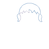 Baby Girl on the Moon - Applique Machine Embroidery Design