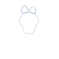 Giving Thanks Turkey with Bow - Applique