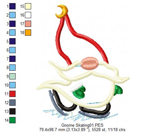 Christmas Gnomes Pack with 10 designs  - Applique