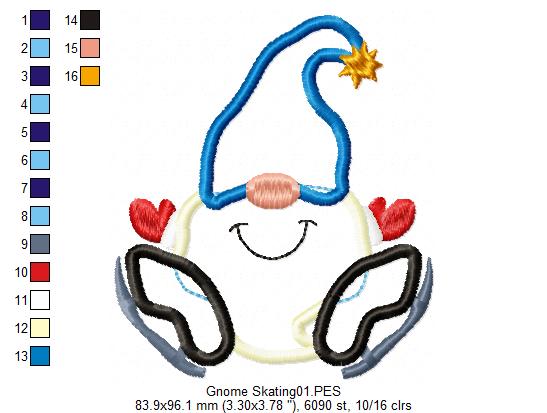 Christmas Gnomes Pack with 10 designs  - Applique