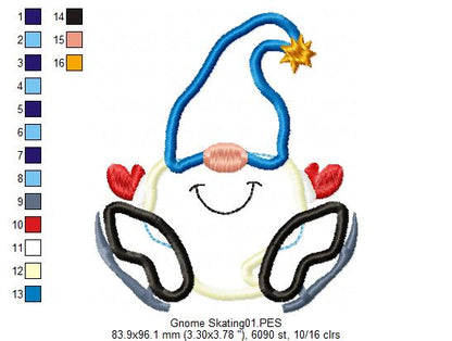 Christmas Gnomes Pack with 10 designs  - Applique