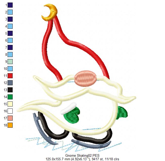 Christmas Gnomes Pack with 10 designs  - Applique