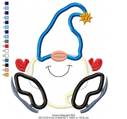 Christmas Gnomes Pack with 10 designs  - Applique