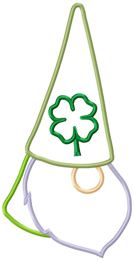Little St. Patrick's Gnome - Applique