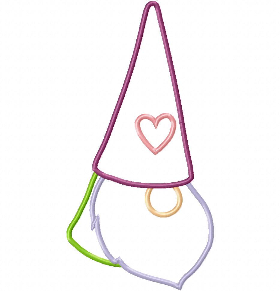 Love Gnome - Applique