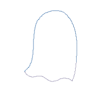 Halloween Ghost Girl Boo - Applique