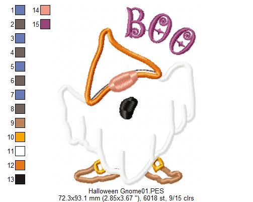 Ghost Gnome - Applique