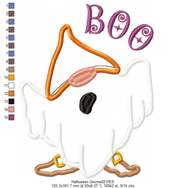 Ghost Gnome - Applique