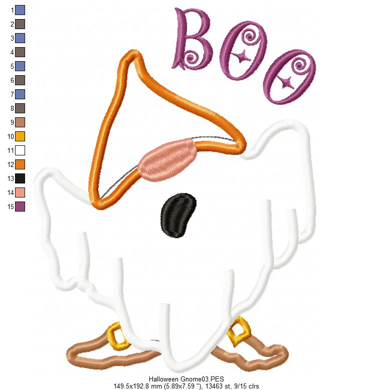 Ghost Gnome - Applique