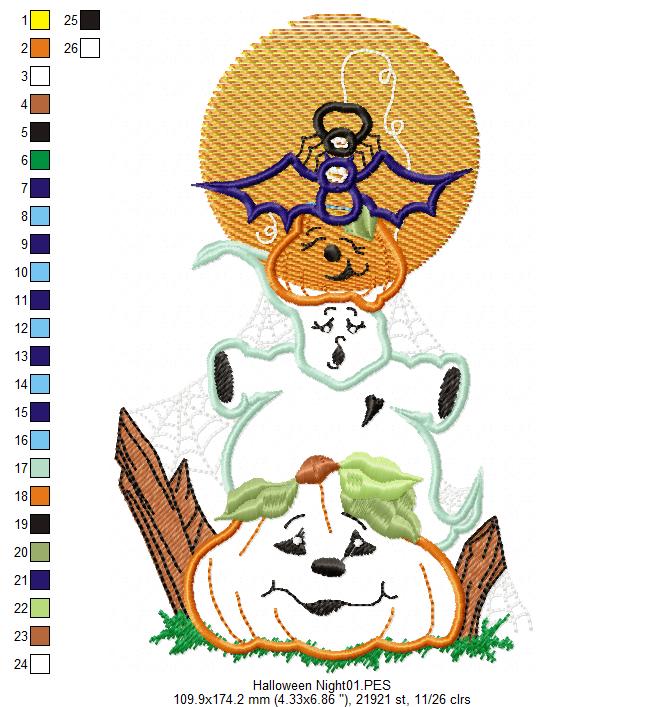 Halloween Night - Applique