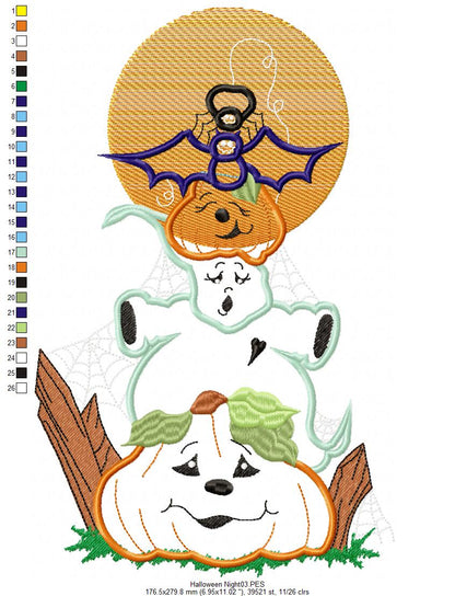 Halloween Night - Applique