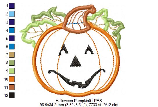 Pumpkin 3 - Applique