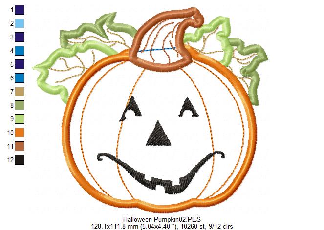 Pumpkin 3 - Applique