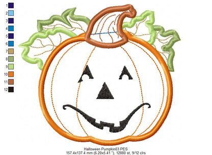 Pumpkin 3 - Applique