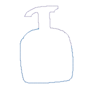 Hand Sanitizer Girl - Applique