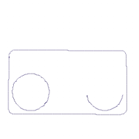 Happy Colorful Radio - Applique Embroidery