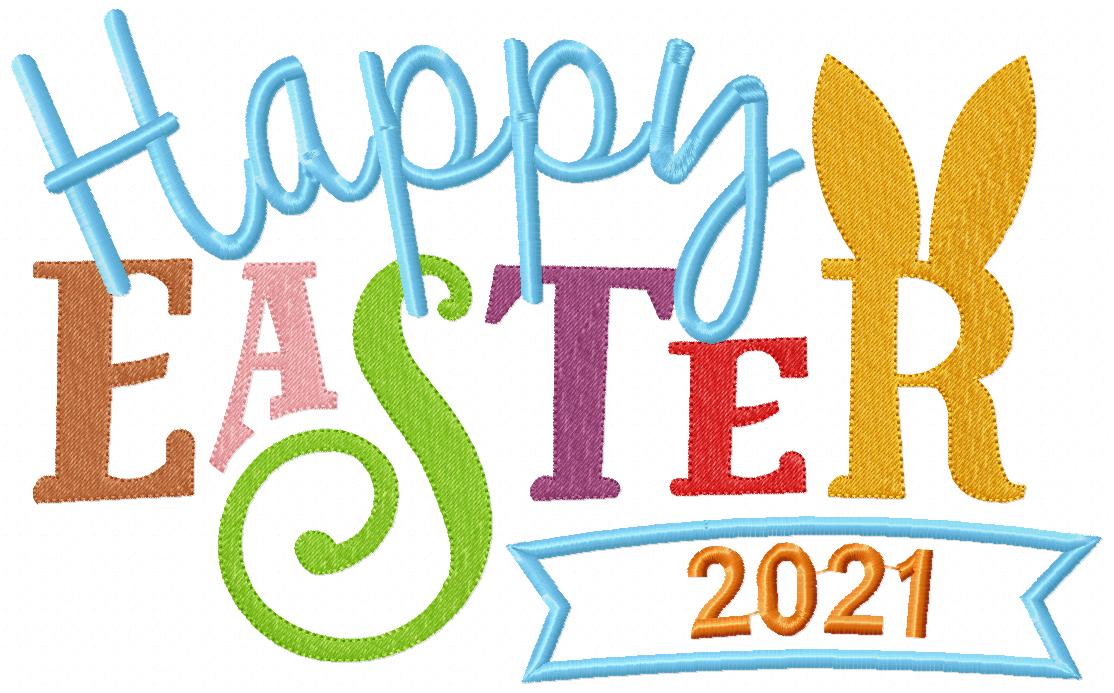 Happy Easter 2021 - Applique