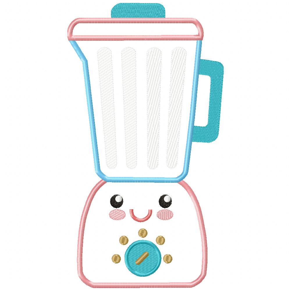 Happy Face Kitchenware Collection - Applique - Set of 8 designs