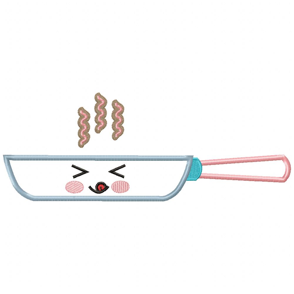 Happy Face Kitchenware Collection - Applique - Set of 8 designs