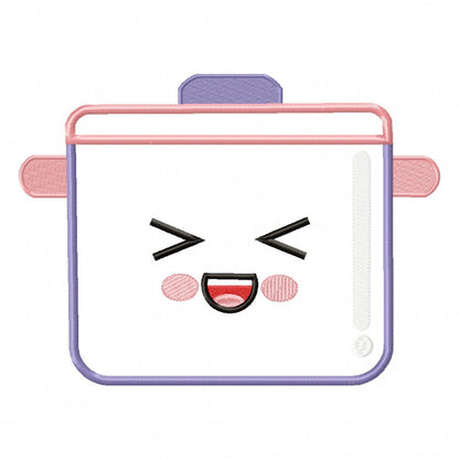 Happy Face Kitchenware Collection - Applique - Set of 8 designs