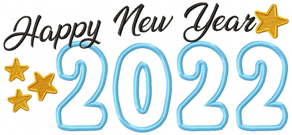 Happy New Year 2022 - Applique