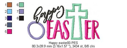 Happy Easter -  Applique
