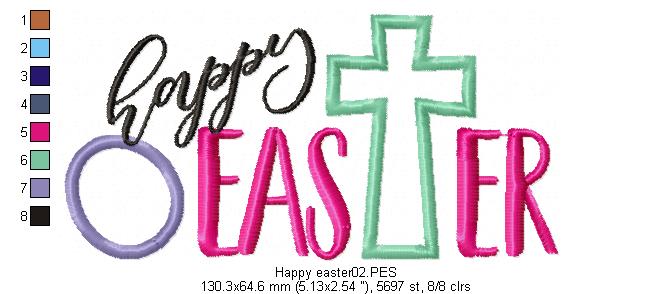 Happy Easter -  Applique